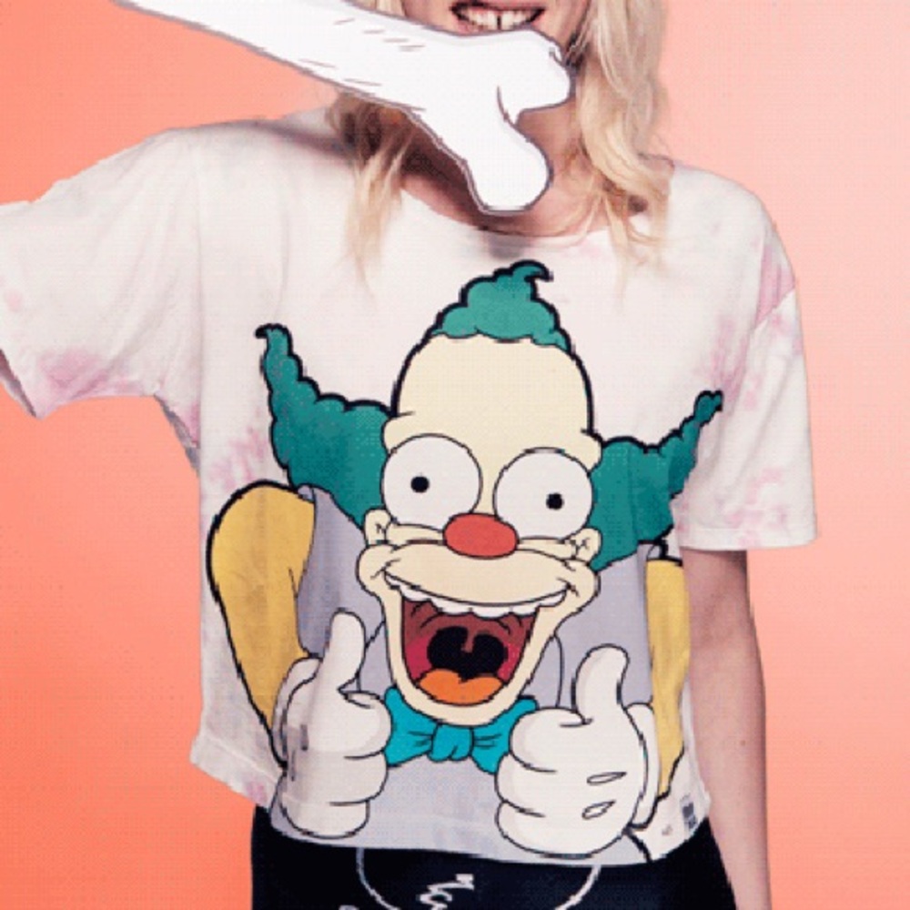 NWT RARE Drop dead Itchy scratchy simpsons collection M-L